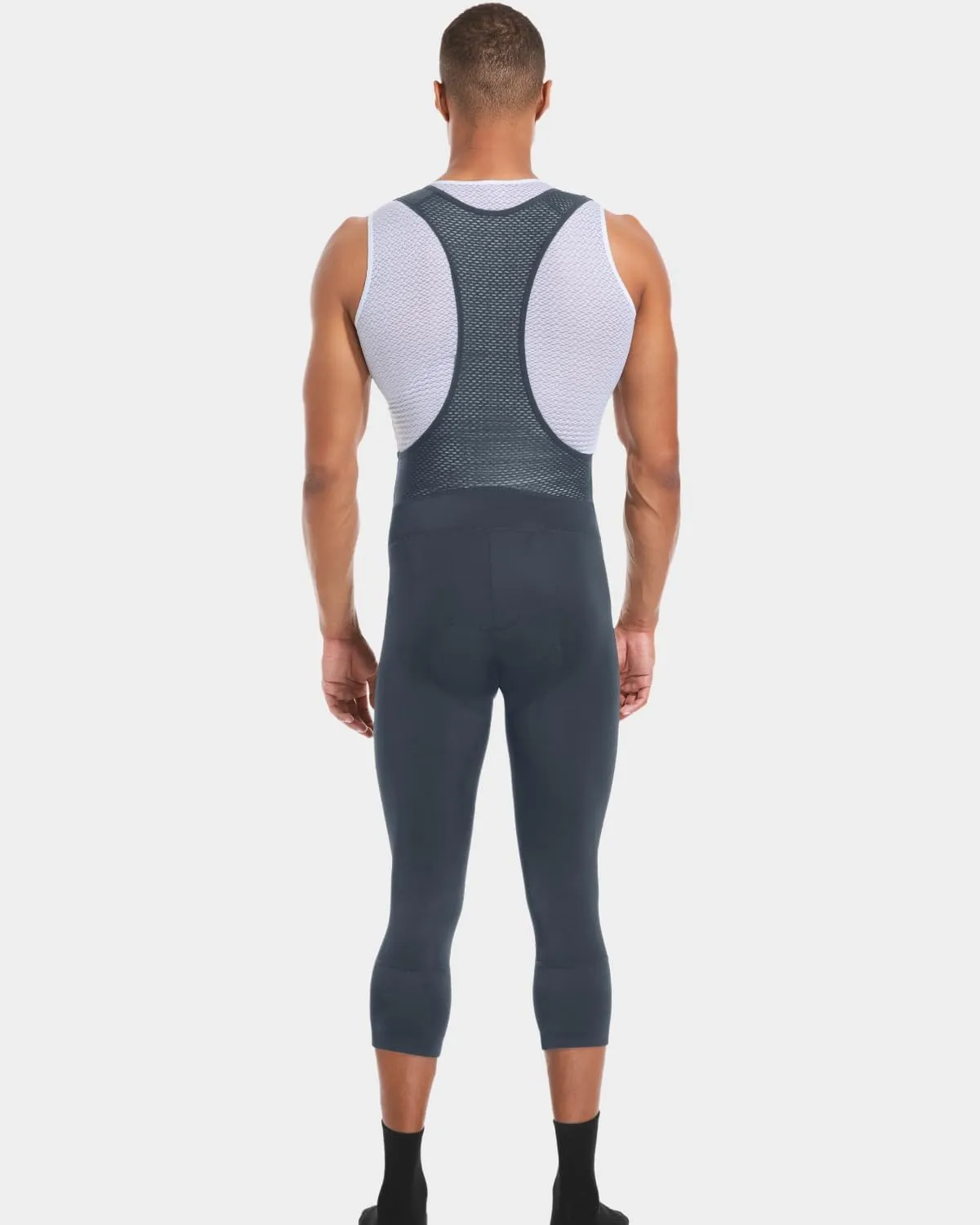 Przewalski Men's Cycling Bib Shorts,3/4 Bike Bib Pants 4D Padded,Cycling Bib Tights for Men