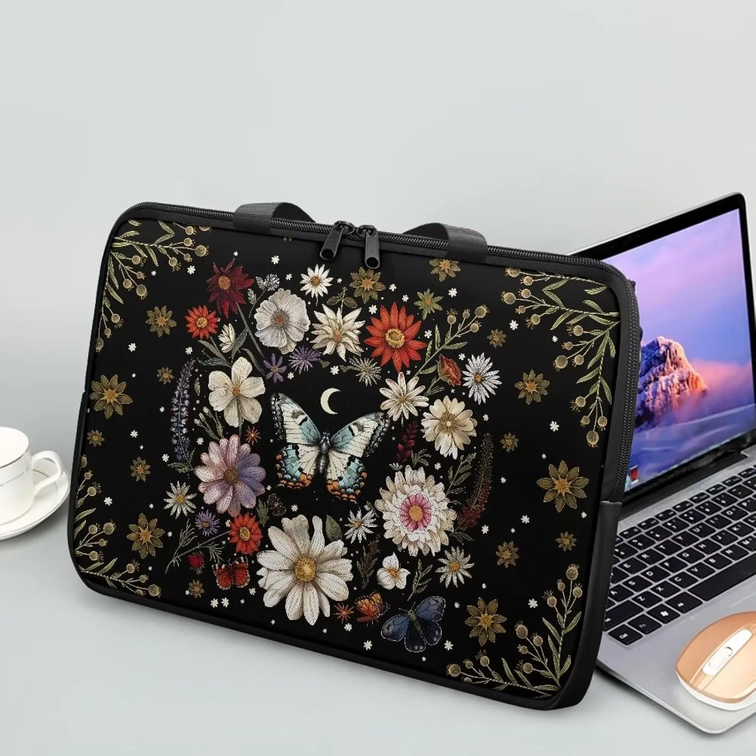 PU Leather Laptop Bag Leather Water-Resistant Laptop Bags Designer 10 12 15 17 Inch