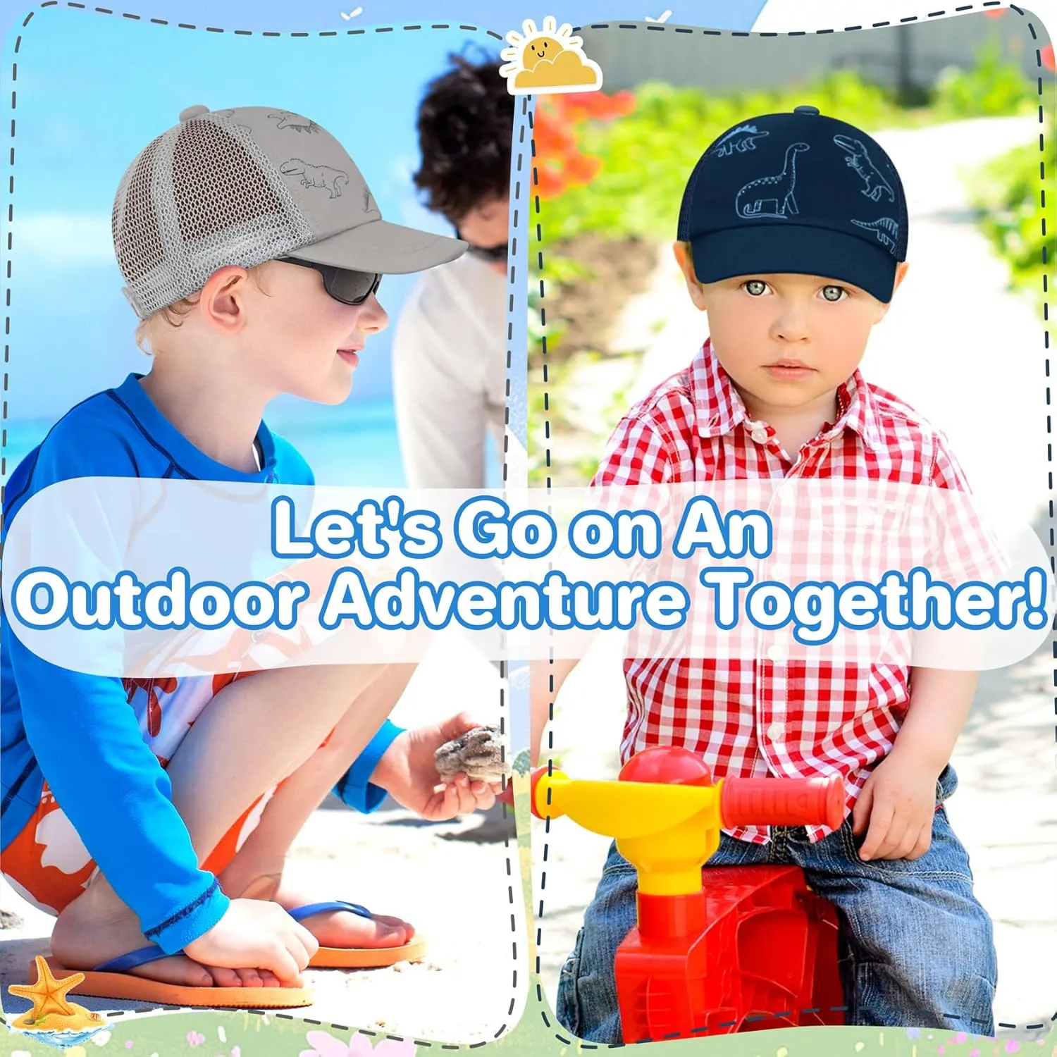 qikqik Baby Baseball Cap Toddler Baseball Hat Infant Ball Cap Newborn Hats Boys Girls Toddler Snapback Hat Kids Trucker Hats