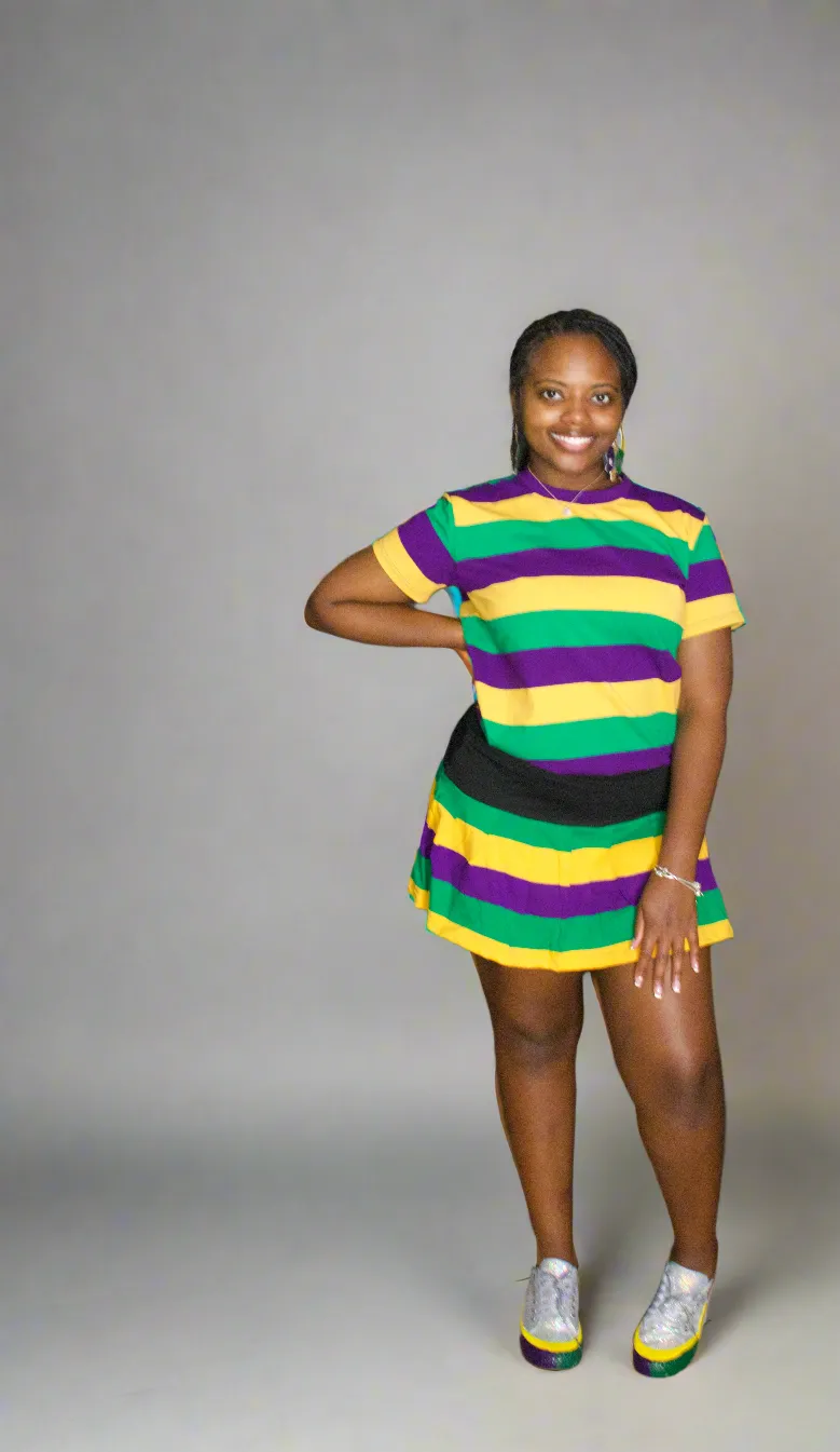 "Mystical Mardi Gras Tutu Skorts for Adults: Embrace the Festive Flair"