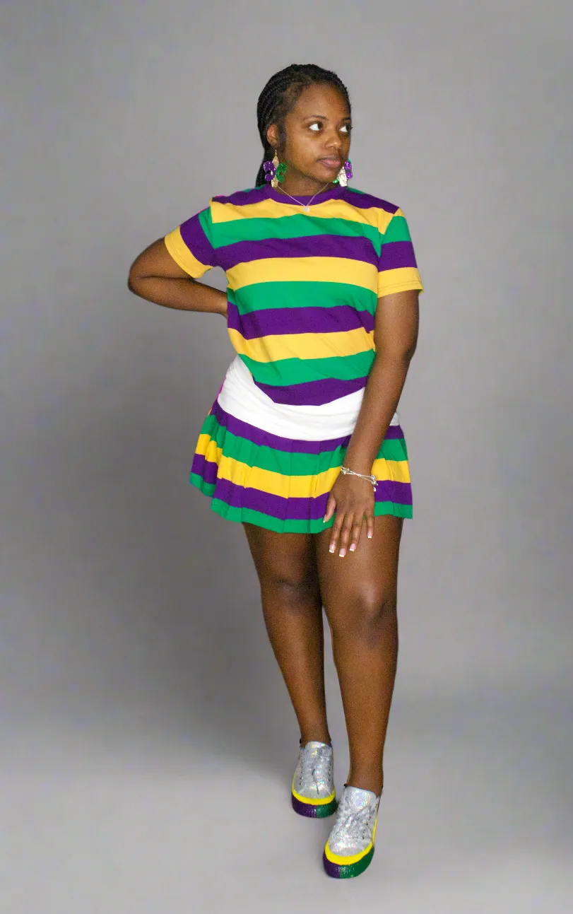 "Mystical Mardi Gras Tutu Skorts for Adults: Embrace the Festive Flair"