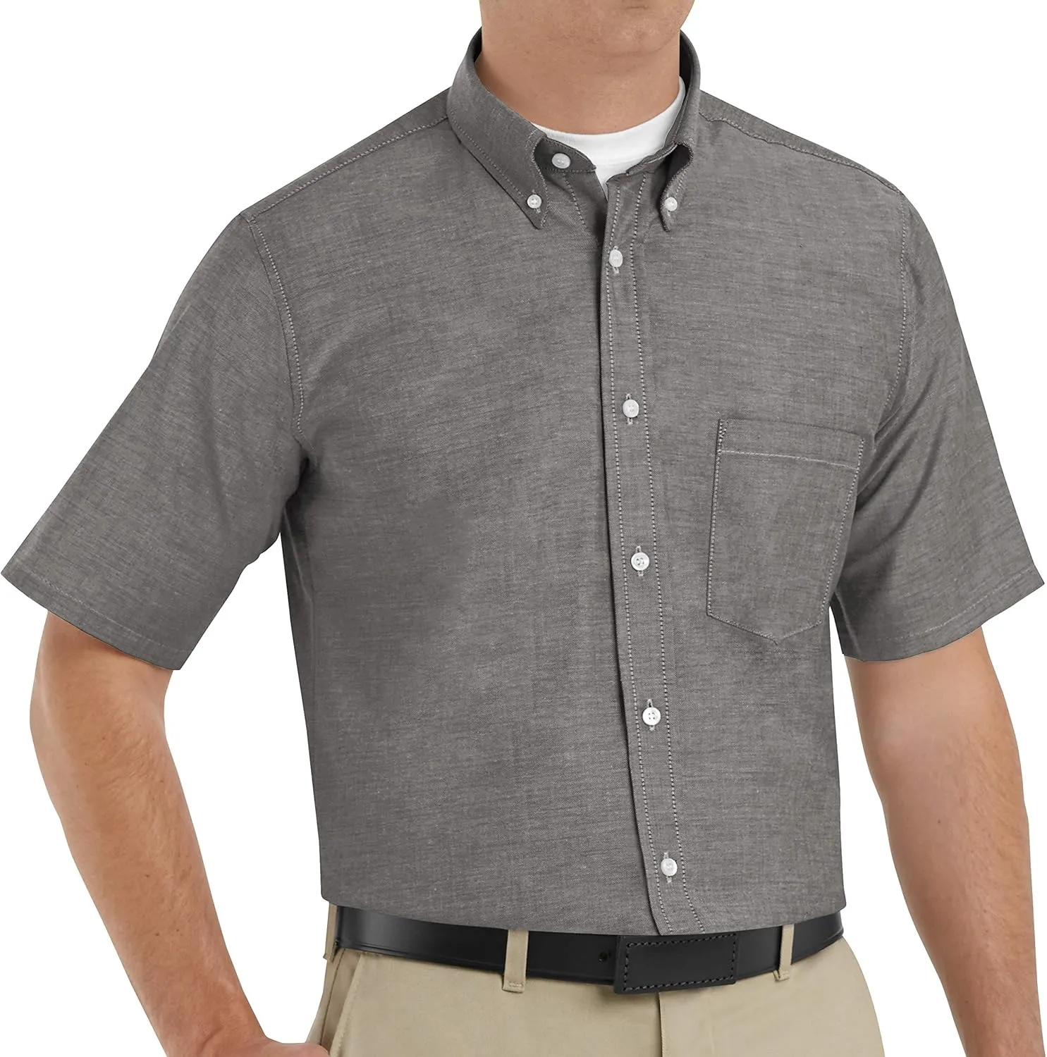 Red Kap Men's Short Sleeve Executive Oxford Dress Shirt