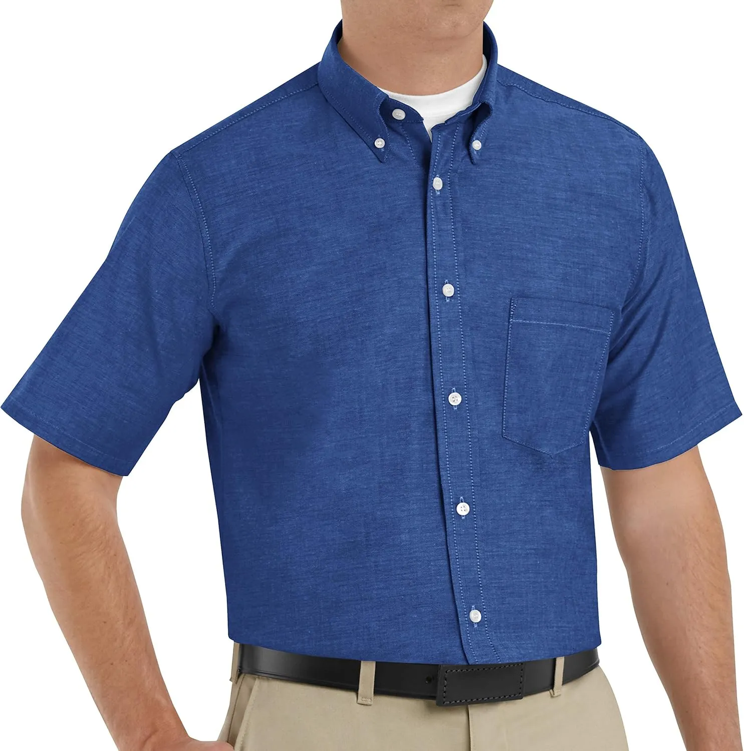 Red Kap Men's Short Sleeve Executive Oxford Dress Shirt