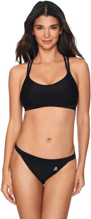 Reebok Lifestyle Women's Swimwear Strappy Sport Bra Bathing Suit Top