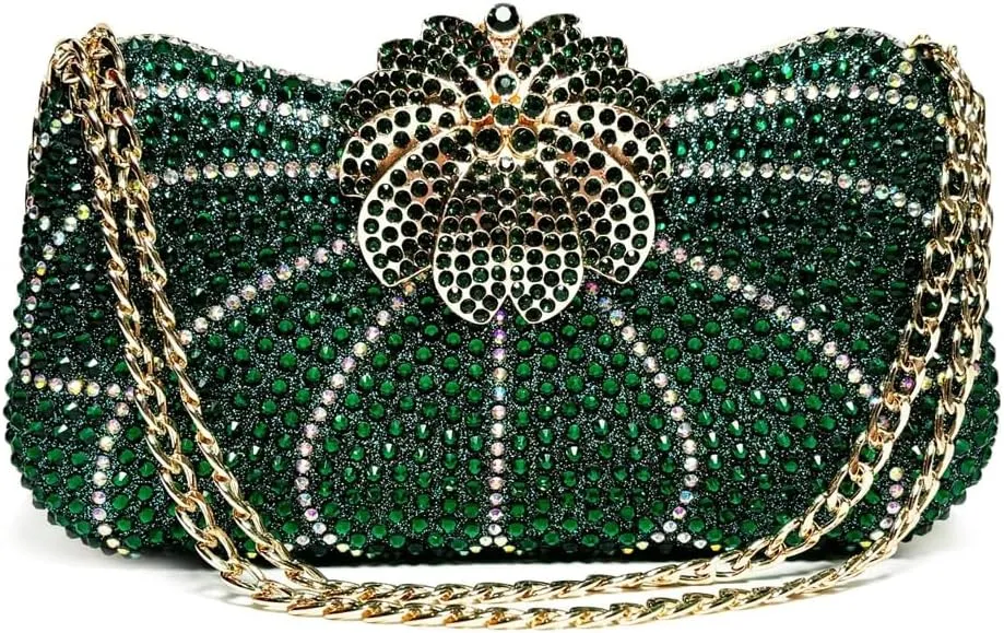 Rhinestone Evening Clutch Purses Women 2025 Crystal Diamond Glitter Sparkly Handbag Weddings Party Prom Purses