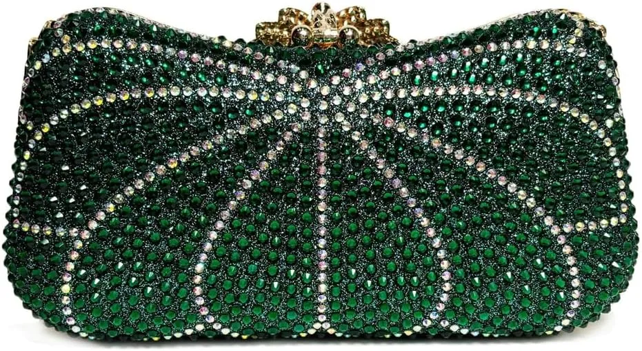 Rhinestone Evening Clutch Purses Women 2025 Crystal Diamond Glitter Sparkly Handbag Weddings Party Prom Purses