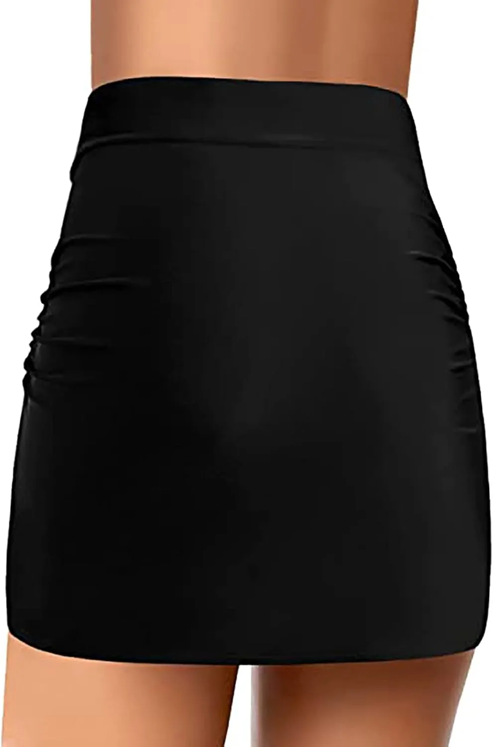 RKSTN Vacation Beach Skirts for Women Bikini Bottom Tankini Swim Skorts Short Hem Swimsuit Summer Beach Skirt