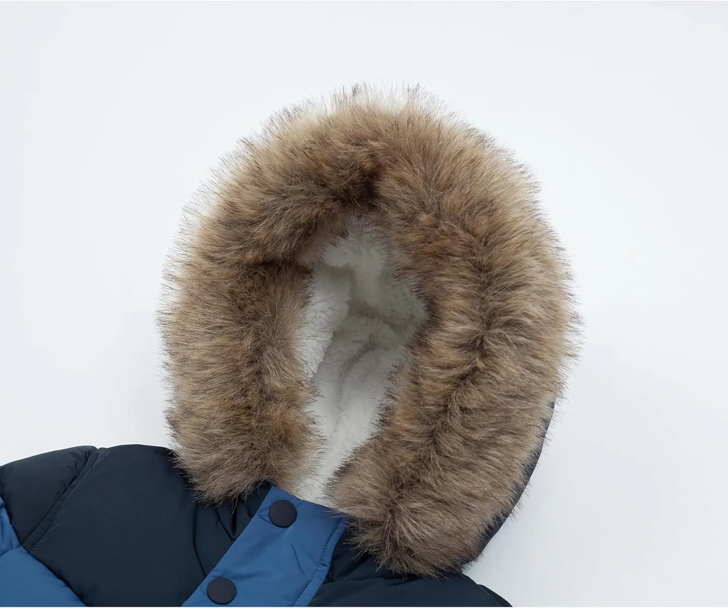 Rokka&Rolla Toddler Boys' Water-Resistant Sherpa Fleece Lined Puffer Jacket Winter Parka Coat