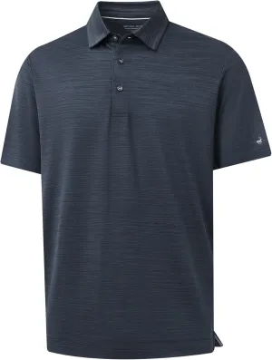 Rouen Polo Shirts for Men Dry Fit Performance Moisture Wicking Casual Jacquard Heather Collared Mens Golf Shirts Short Sleeve