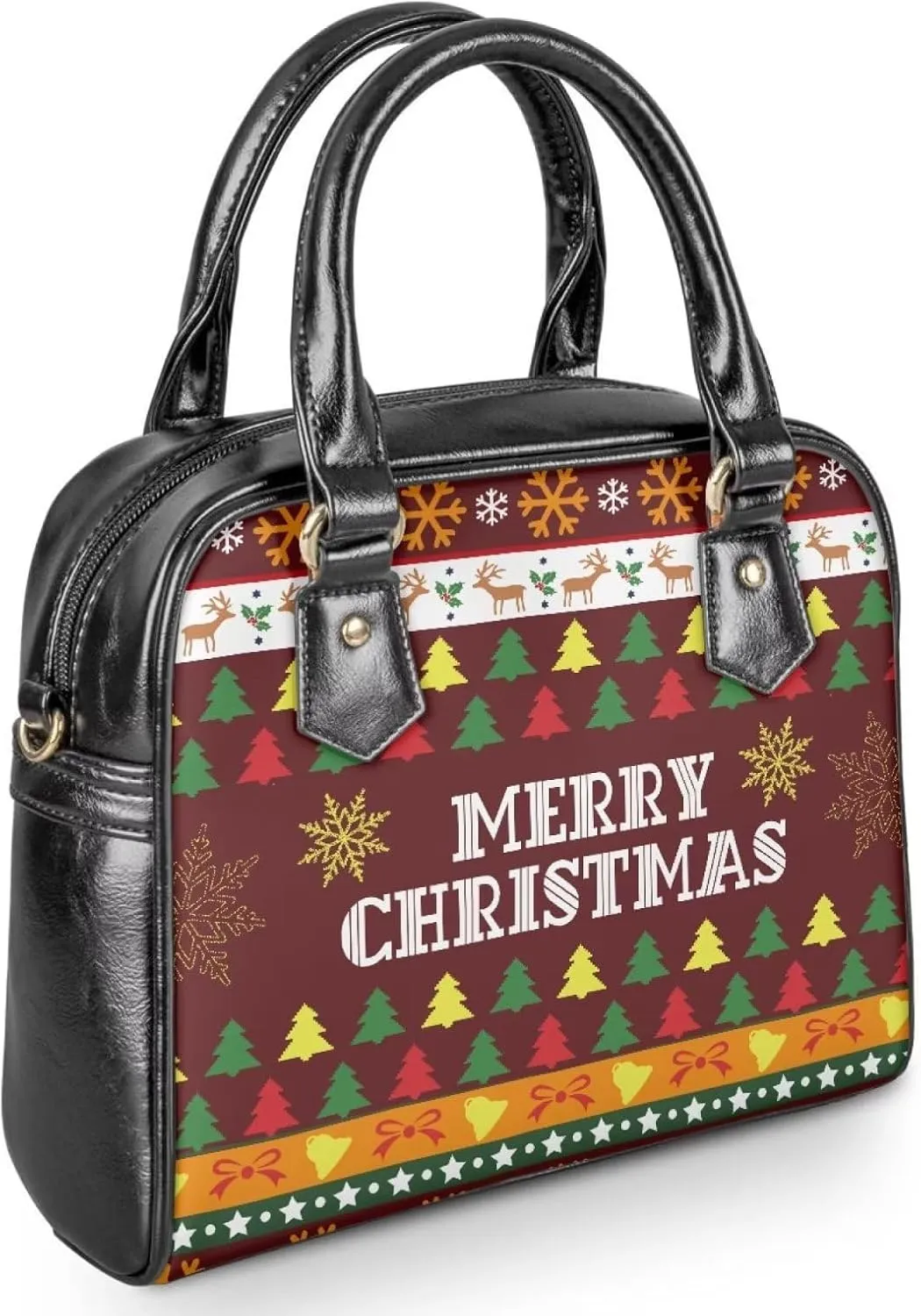 Saddle Bag Shoulder Bag, Durable Water Resistant Adjustable Crossbody Top Handle Handbag for Travel