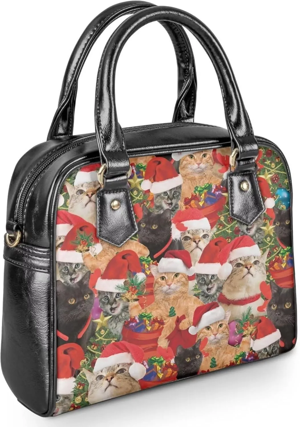 Saddle Bag Shoulder Bag, Durable Water Resistant Adjustable Crossbody Top Handle Handbag for Travel