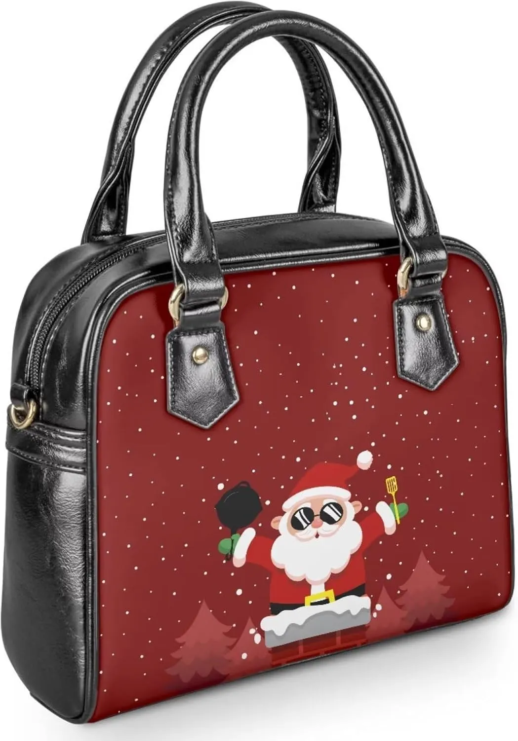 Saddle Bag Shoulder Bag, Durable Water Resistant Adjustable Crossbody Top Handle Handbag for Travel