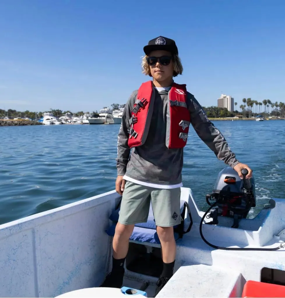 Salty Crew Boy's Lowtide Boardshorts  Quick-Dry Youth Swim Trunks with Stretch Fabric for Surf, Beach & Pool