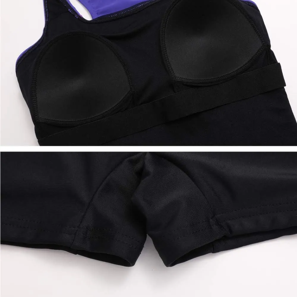sand's coast Womens Boyleg One Piece Athletic Swimsuits with Shorts Sport Bathing Suit Racerback Swimwear Teens Girl