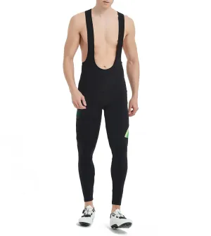 Santic Cycling Bib Tights Men Padded Cycling Bib Pants Long Padded with Pocket