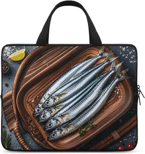 Sardines Laptop Bag Durable Laptop Sleeve Water-Resistant Notebook Bag for Computer Or Tablet