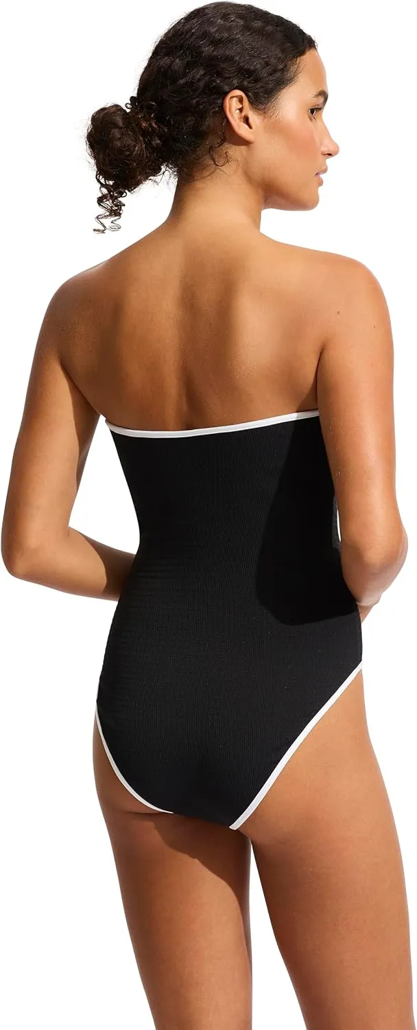 Seafolly Women's Dd Cup Bandeau One Piece Swimsuit