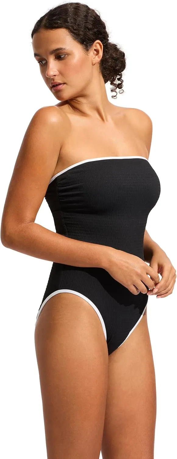 Seafolly Women's Dd Cup Bandeau One Piece Swimsuit