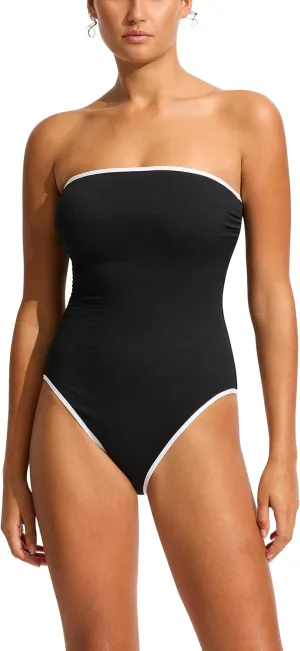 Seafolly Women's Dd Cup Bandeau One Piece Swimsuit
