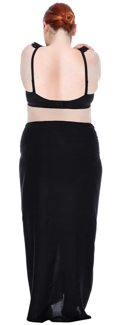 SHU-SHI Women's Plus Size Sarong Wrap Skirt - Solid Beach Cover-Up with Coconut Clip