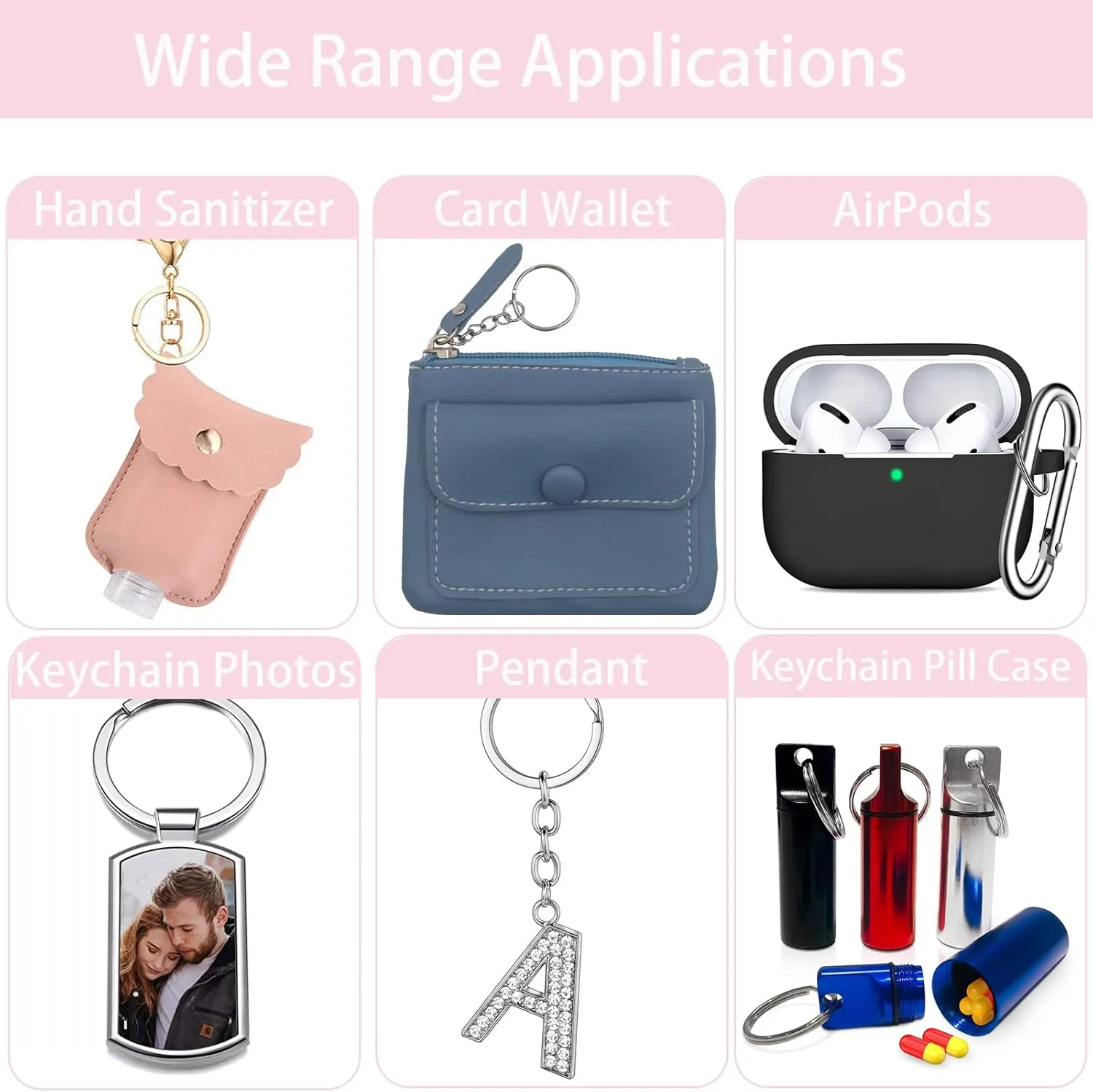 Silicone Beads Key Ring Keychain Bracelet Wristlet for Women, Cute Bead Car Keys Holder Chain Bangle Beaded Keyring