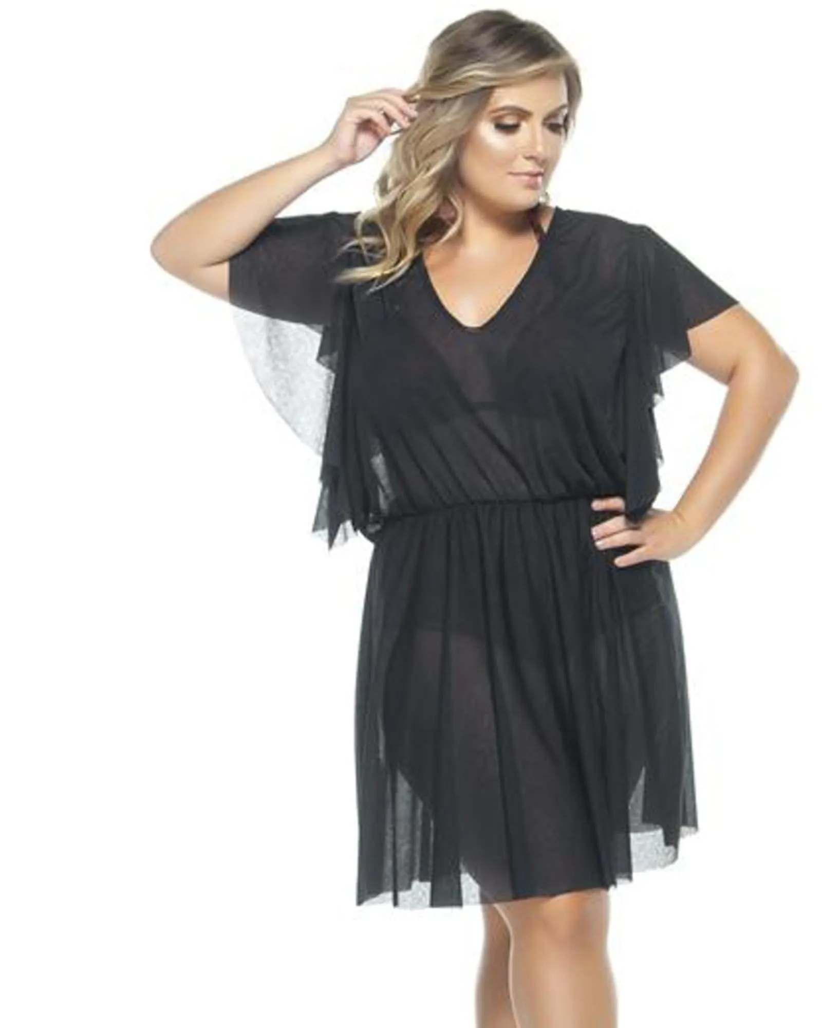 Sleeved Dress | Black Devour