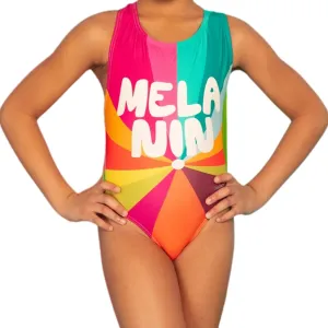 Sporti Wide Strap Girls' Athletic One-Piece Swimsuit  Competitive Bathing Suit, Racerback Style Swimwear for Youth Swimmers