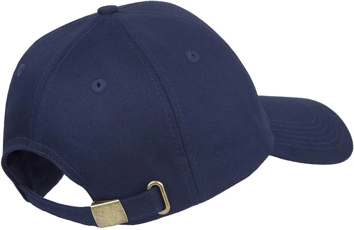 Sportmusies Ajustable Extra Long Bill Baseball Cap Men Women 100% Cotton Visor Hat