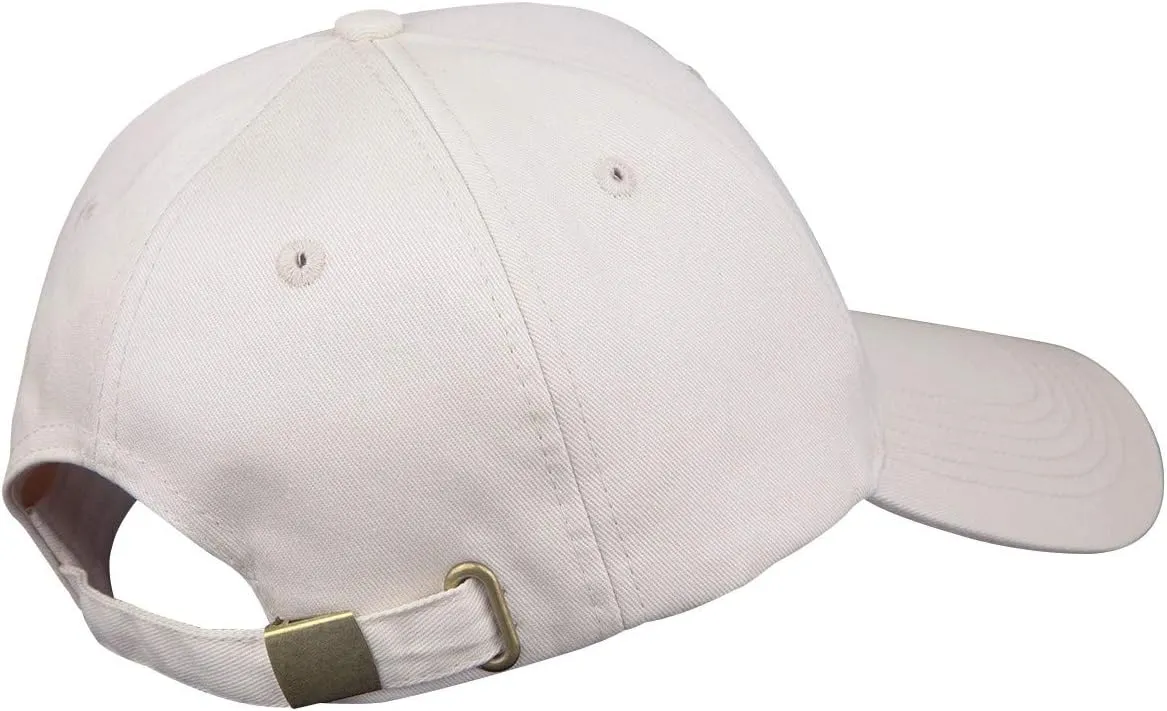 Sportmusies Ajustable Extra Long Bill Baseball Cap Men Women 100% Cotton Visor Hat