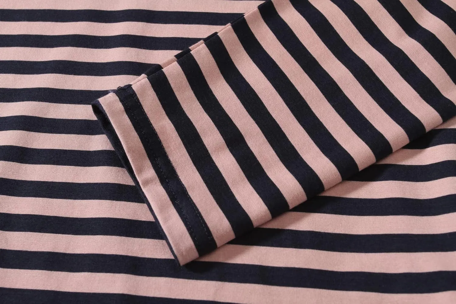 SSLR-Long-Sleeve-Tee-Shirts-for-Men-Striped T Shirts Crewneck Cotton Causal