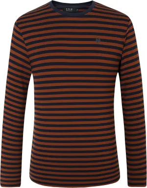 SSLR-Long-Sleeve-Tee-Shirts-for-Men-Striped T Shirts Crewneck Cotton Causal