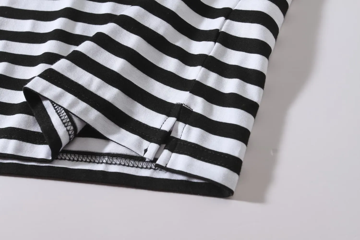 SSLR-Long-Sleeve-Tee-Shirts-for-Men-Striped T Shirts Crewneck Cotton Causal