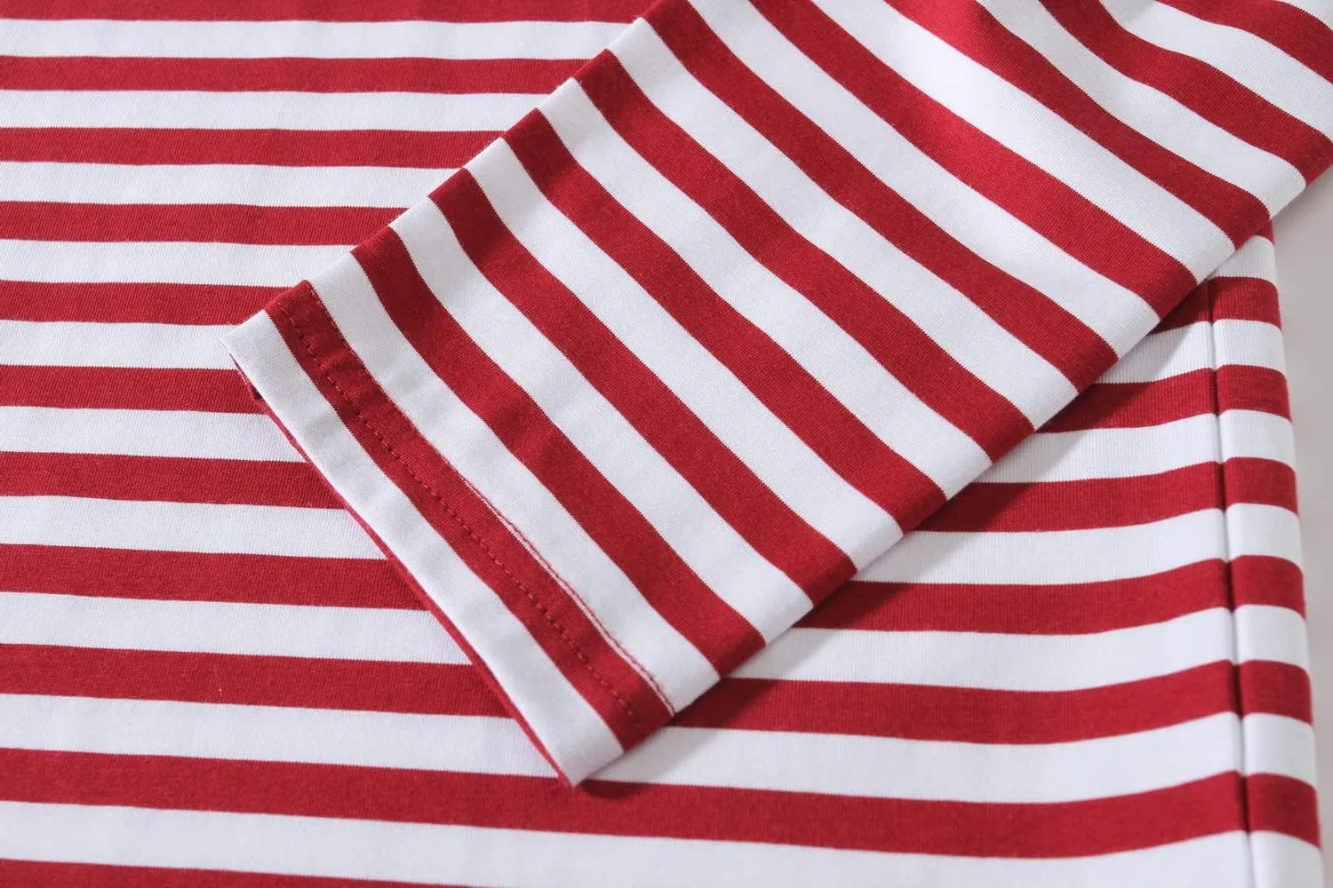 SSLR-Long-Sleeve-Tee-Shirts-for-Men-Striped T Shirts Crewneck Cotton Causal