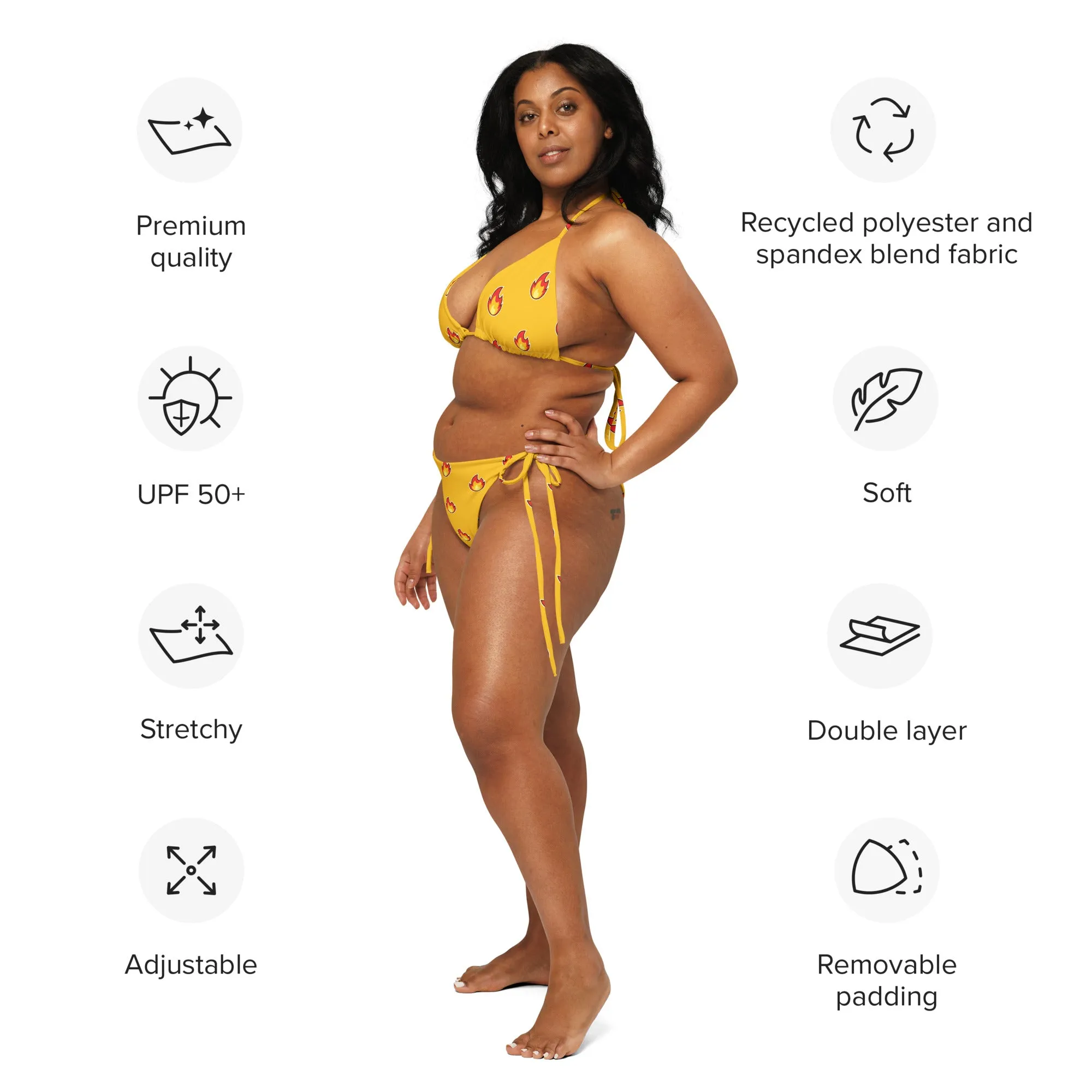 String Bikini (Glamourange Women Swimwear By Patterns - 0040 Model)