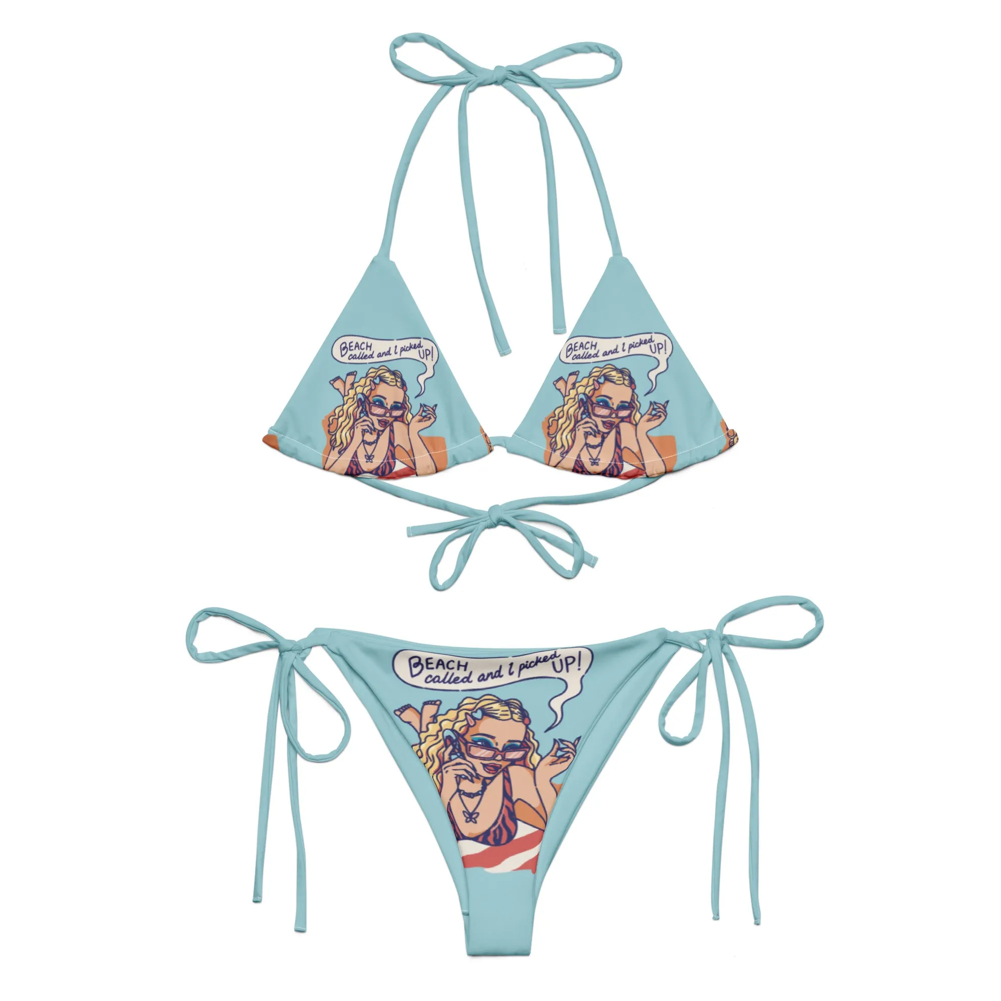 String Bikini (Glamourange Women Swimwear By Patterns - 0047 Model)