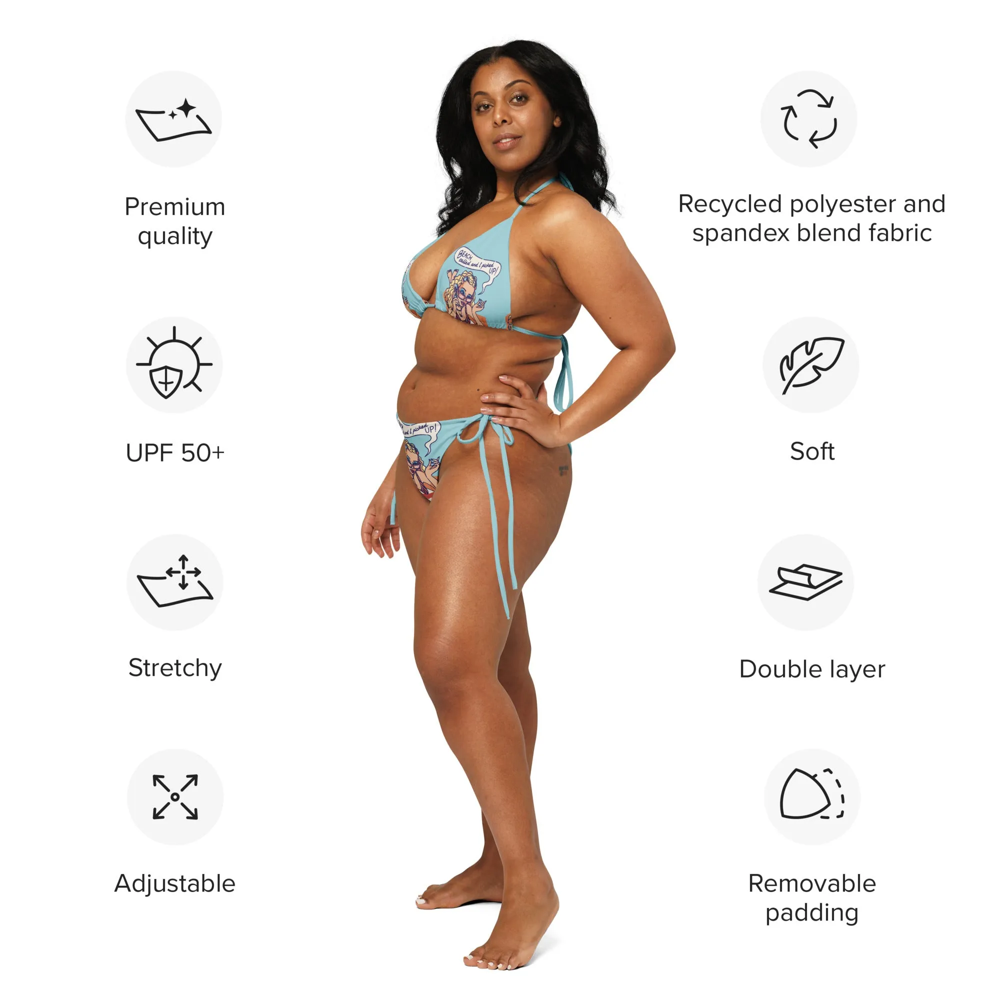String Bikini (Glamourange Women Swimwear By Patterns - 0047 Model)