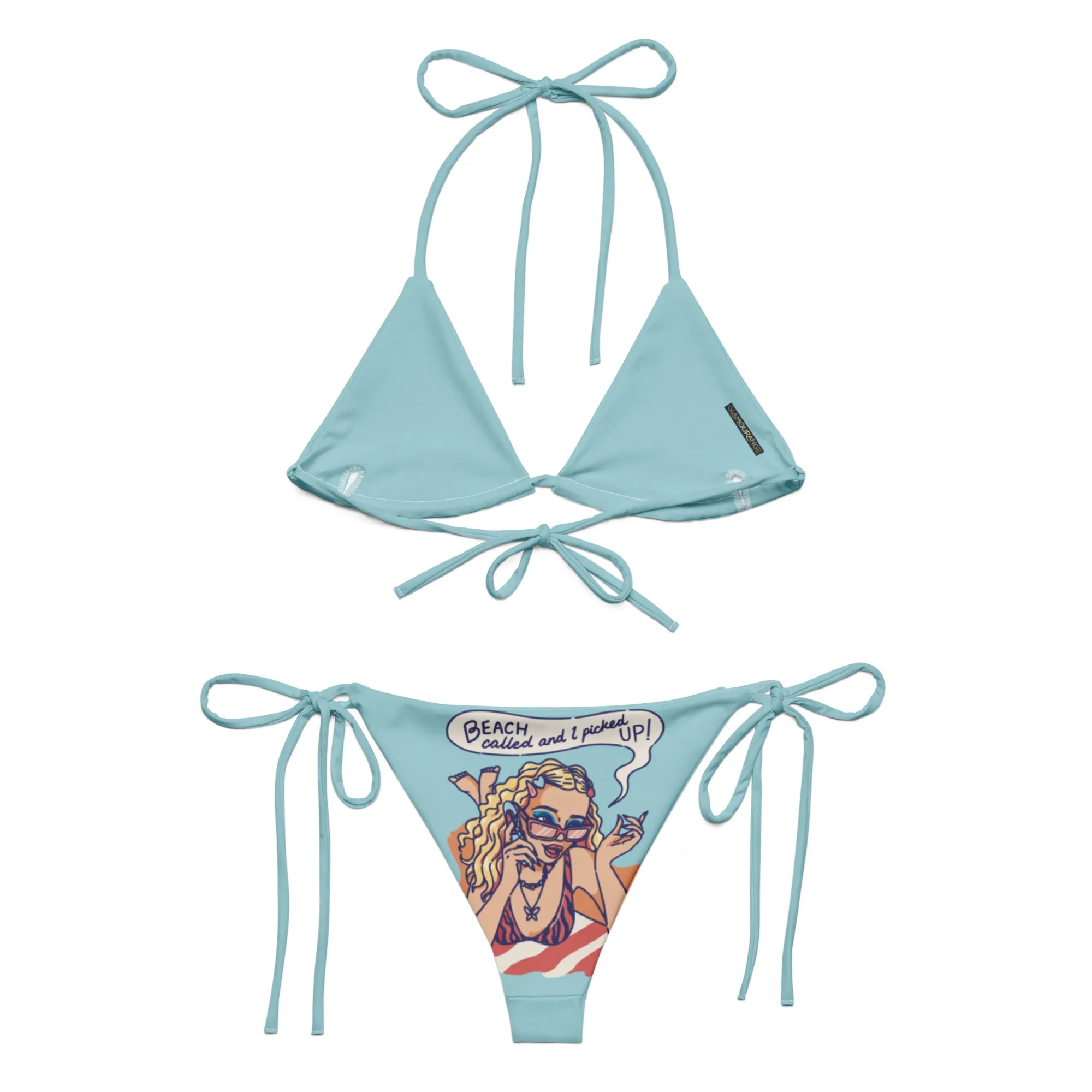 String Bikini (Glamourange Women Swimwear By Patterns - 0047 Model)