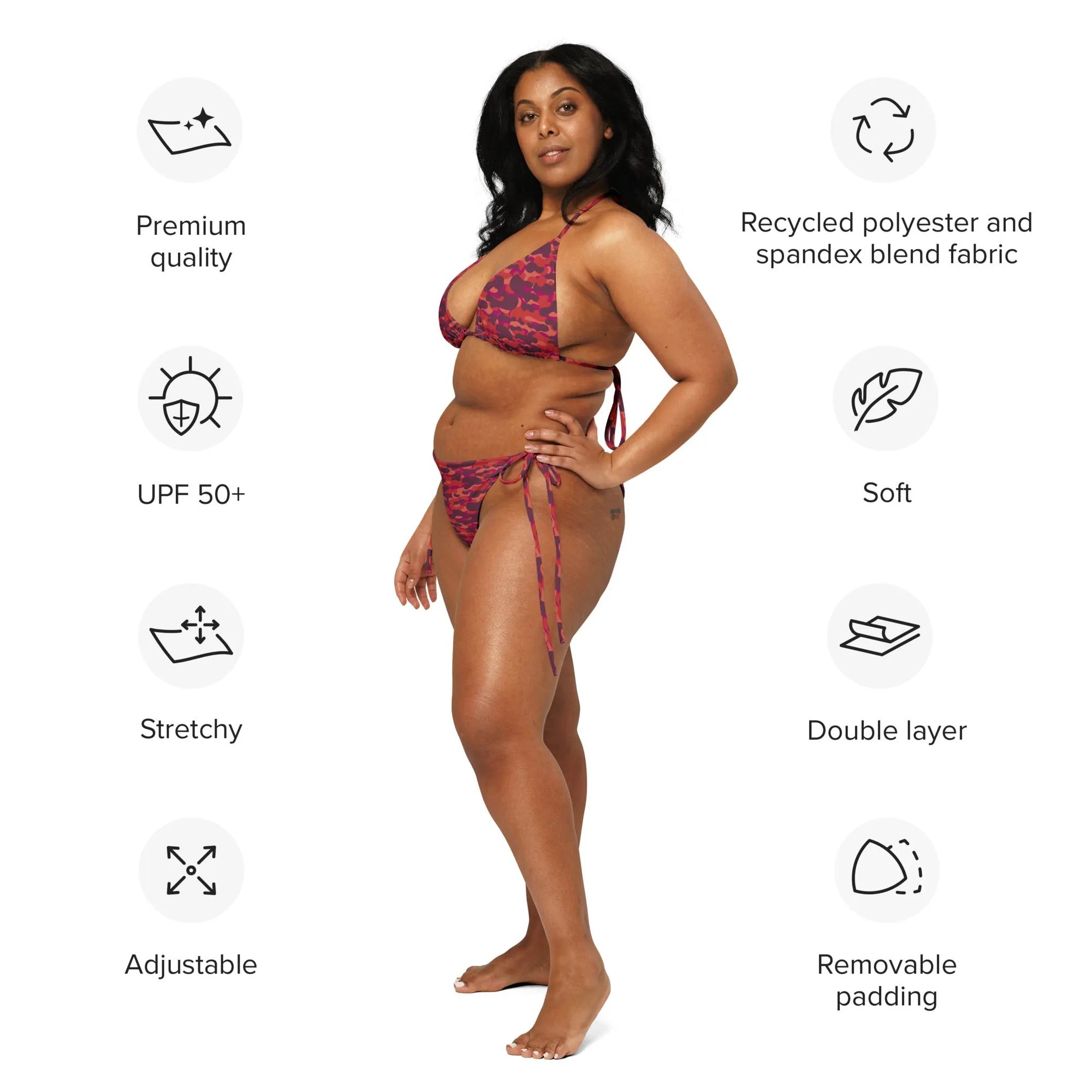 String Bikini (Glamourange Women Swimwear By Patterns - 0063 Model)