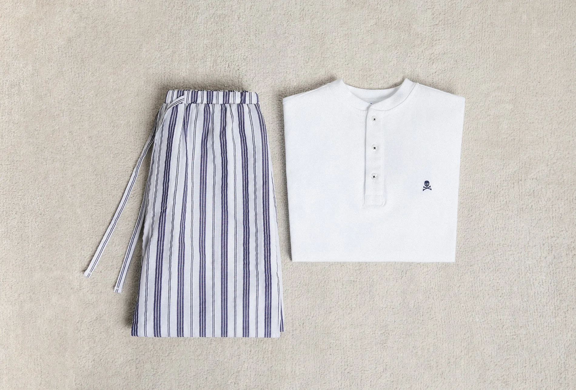STRIPED BOTTOM PYJAMAS