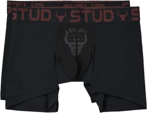 Stud Briefs (Boxer Briefs) Fertility Underwear for Men, Varicocele Supportive Underwear, Optimal Sperm Count and Testosterone (XXL, BLACK)
