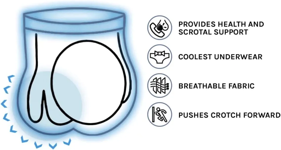 Stud Briefs (Boxer Briefs) Varicocele and Fertility Underwear