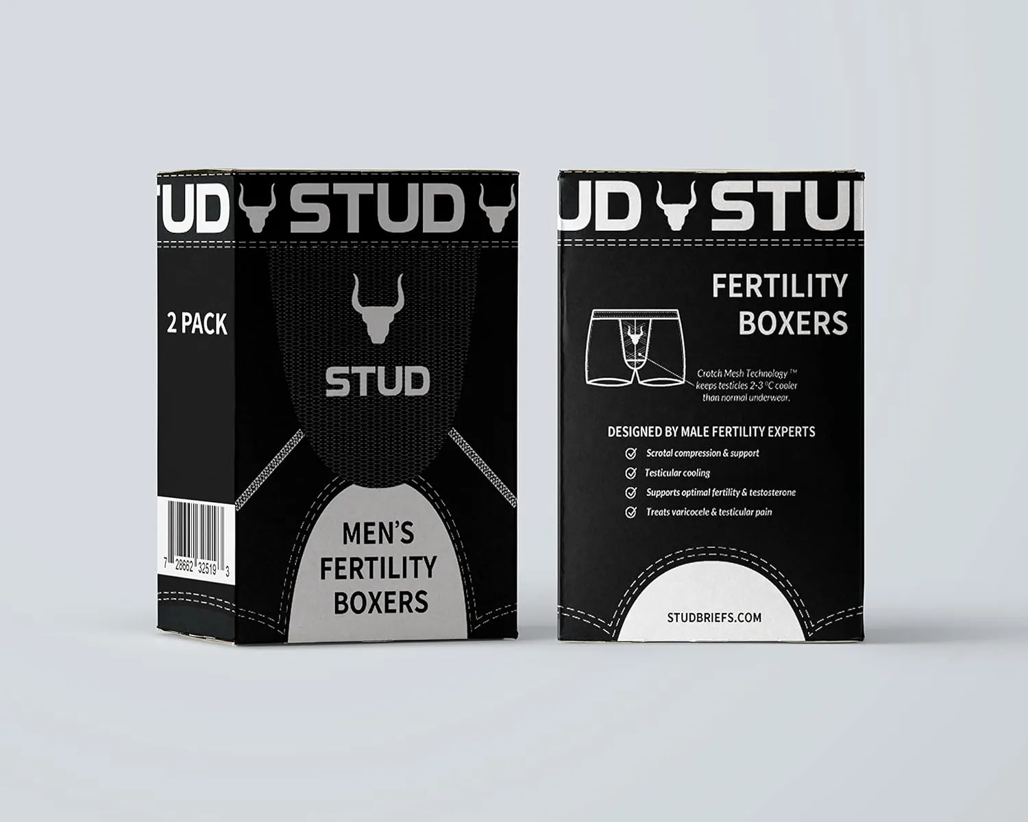 Stud Briefs (Boxer Briefs) Varicocele and Fertility Underwear