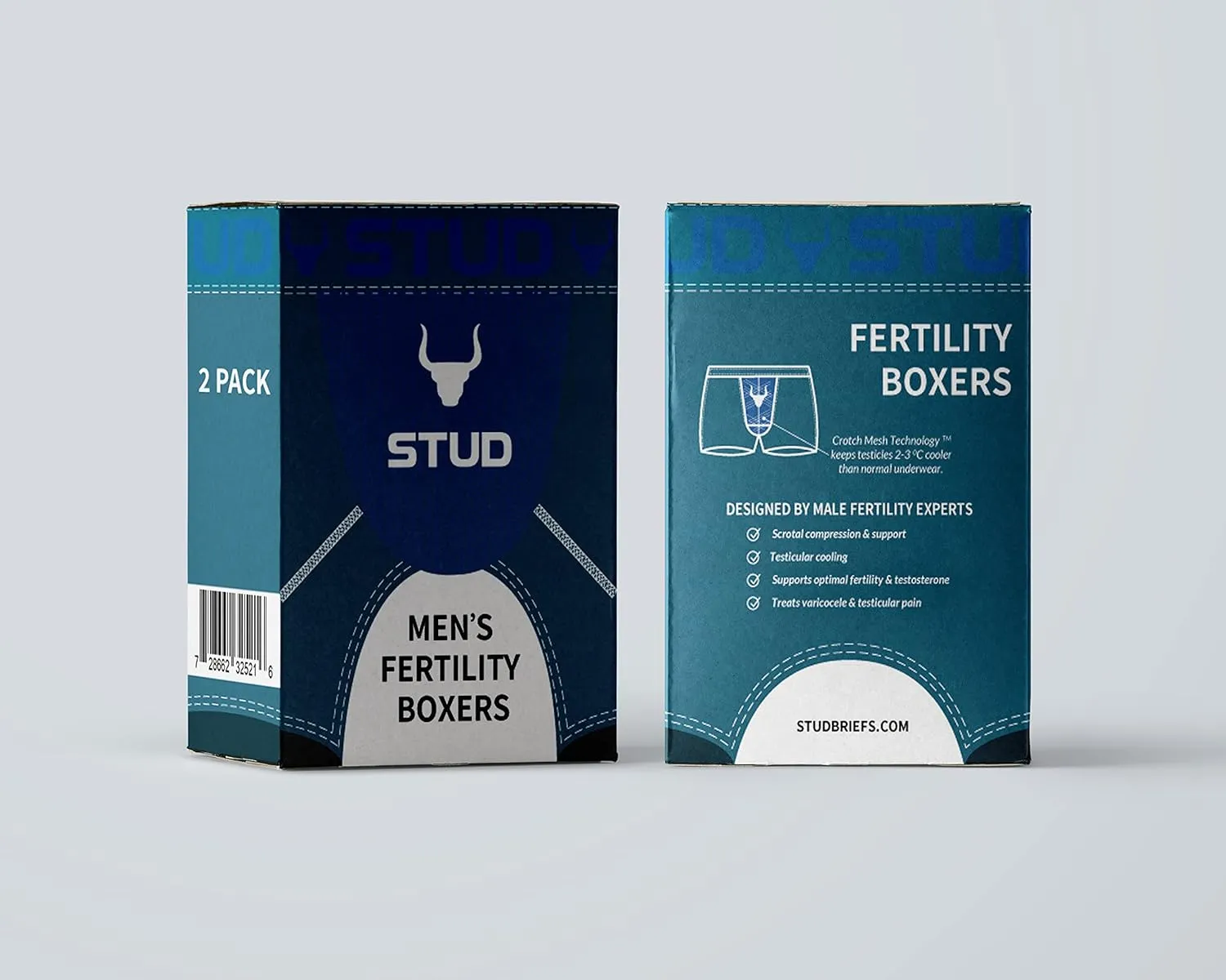 Stud Briefs (Boxer Briefs) Varicocele and Fertility Underwear