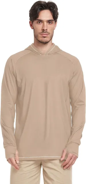 Sun Shirt Hoodie for Men Long Sleeve UPF 50   Mens Sun Shirts Quick Dry UV Rashguard for Men Sunproof Shirts
