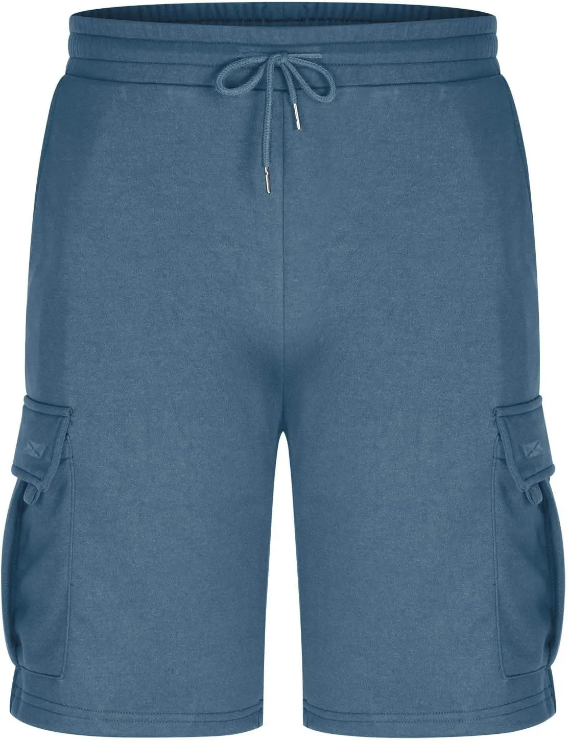 Sweat Shorts Men,Boy's Loose Straight Leg Hiking Sweat Pants Trendy Casual Cargo Pockets Short Pant Men Hiking Pants