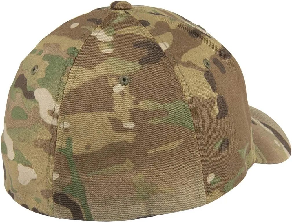 The Blackout American Flag 6277 Flex Fitted Baseball Cap - Custom Embroidered Black USA Flag Flex-Fitted Baseball hat