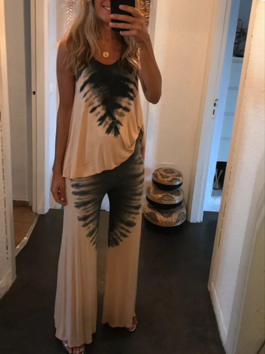 Three-Piece Printed Casual Set