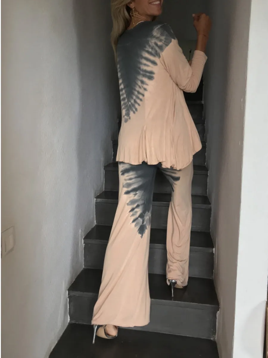 Three-Piece Printed Casual Set