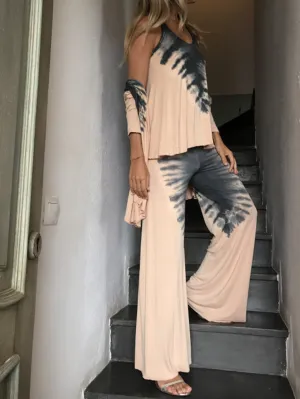 Three-Piece Printed Casual Set