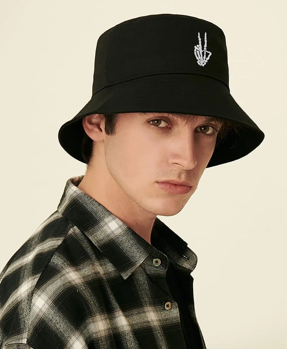 Trendy Bucket Hat Beach Sun Hat for Women Men Summer Sun Protection Fisherman Hat